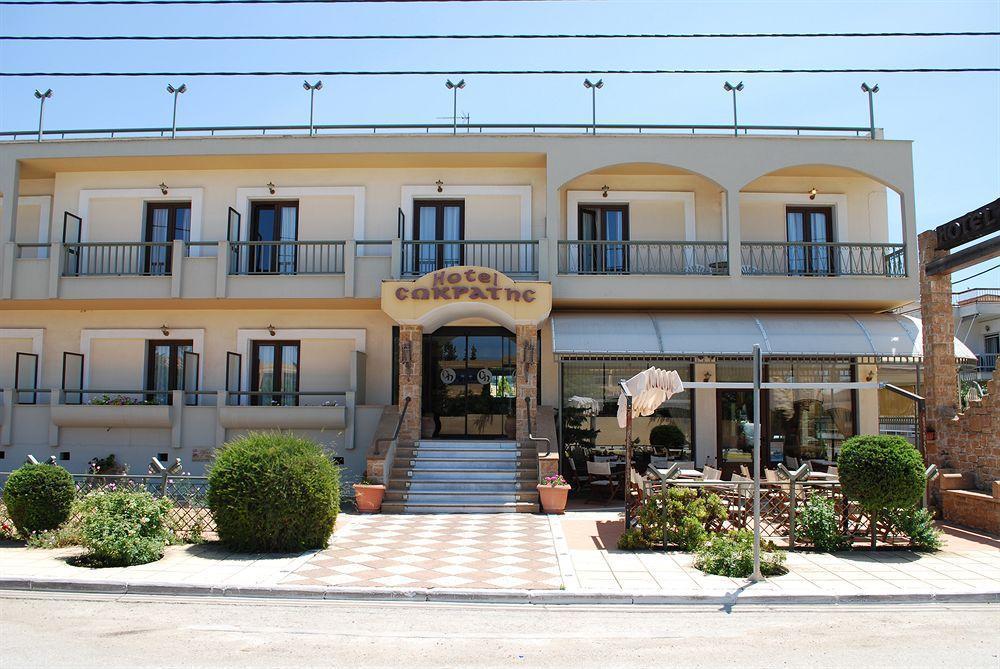 Sokratis Hotel Nea Moudania Exterior foto